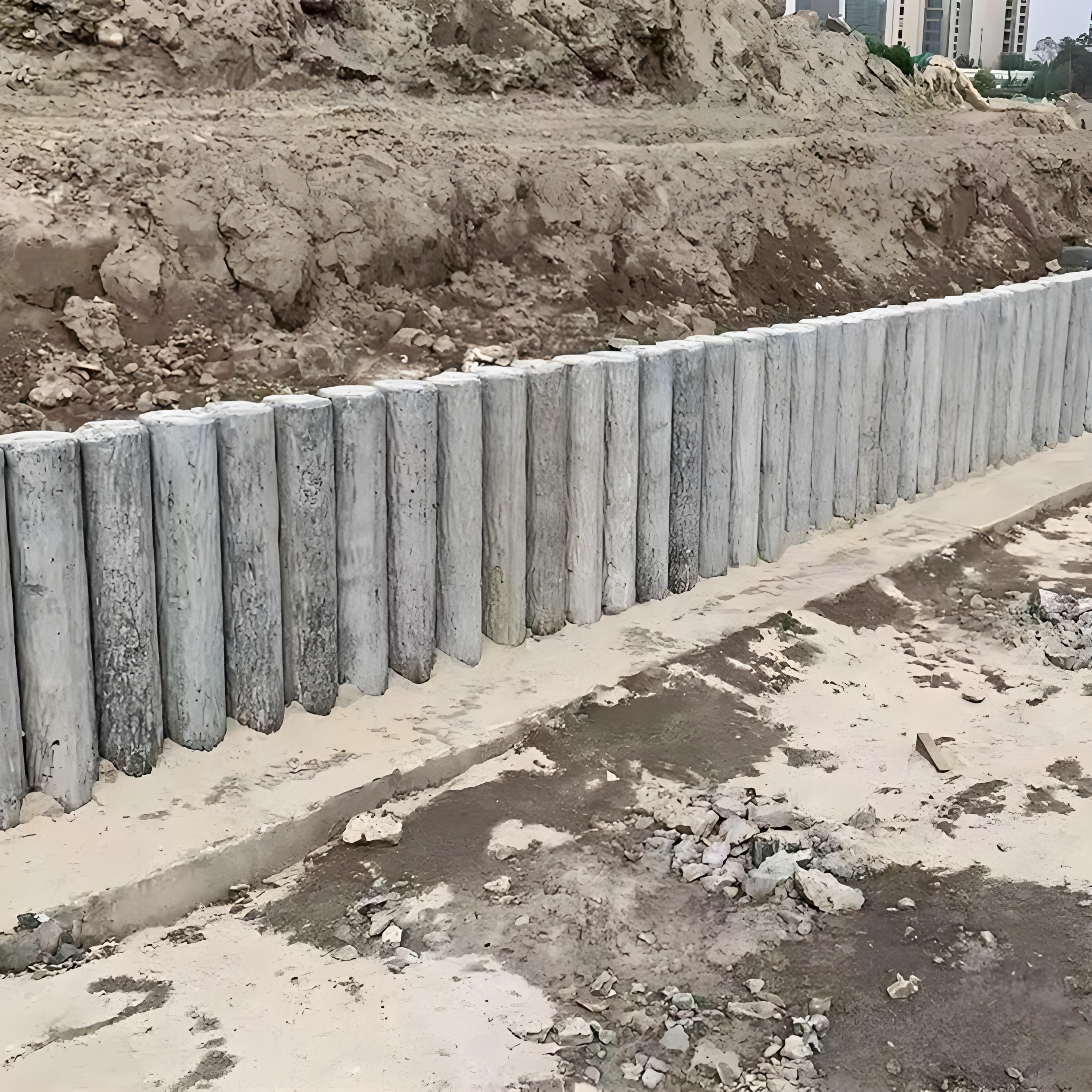 水泥樁批發(fā)廠家泓樺錦嘉 - 打水泥樁的樁間距最小可以是多少？?