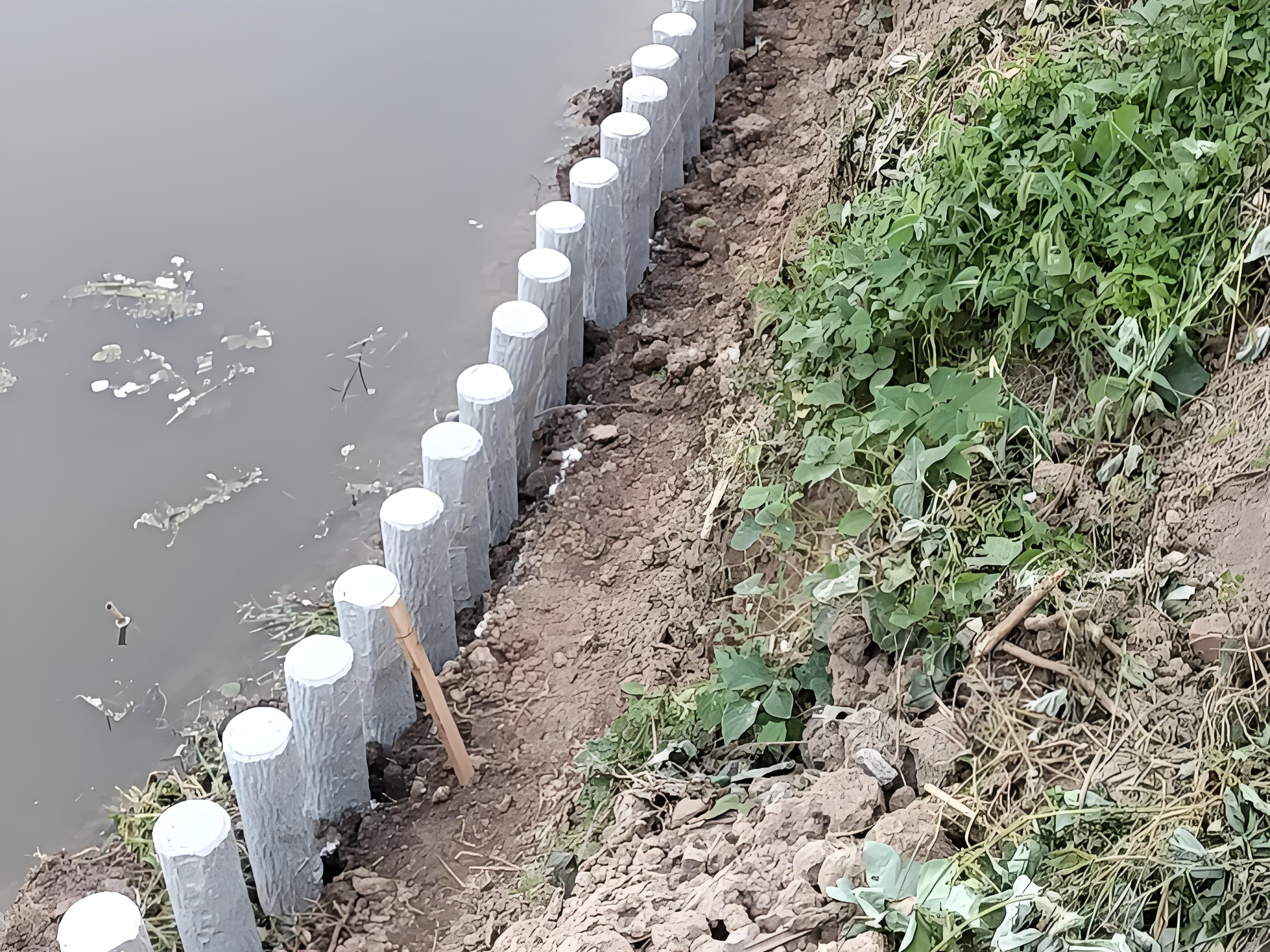 水泥仿木樁施工隊(duì)泓樺錦嘉-水泥仿木樁適合用于河道防護(hù)嗎？